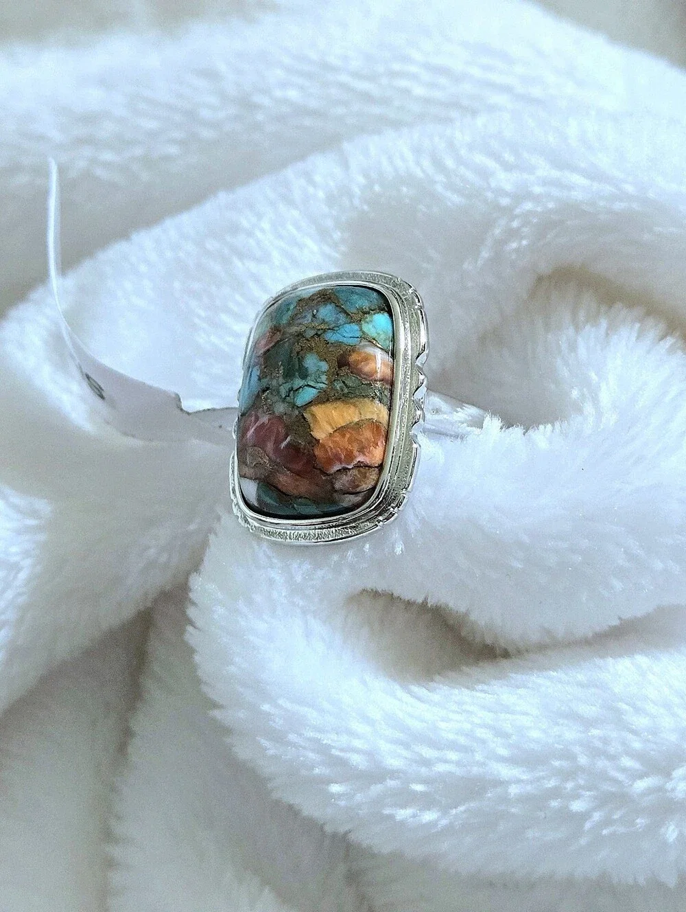 Gemolio Rectangular Oyster🦪 Turquoise🩵 Ring💍 - NWT